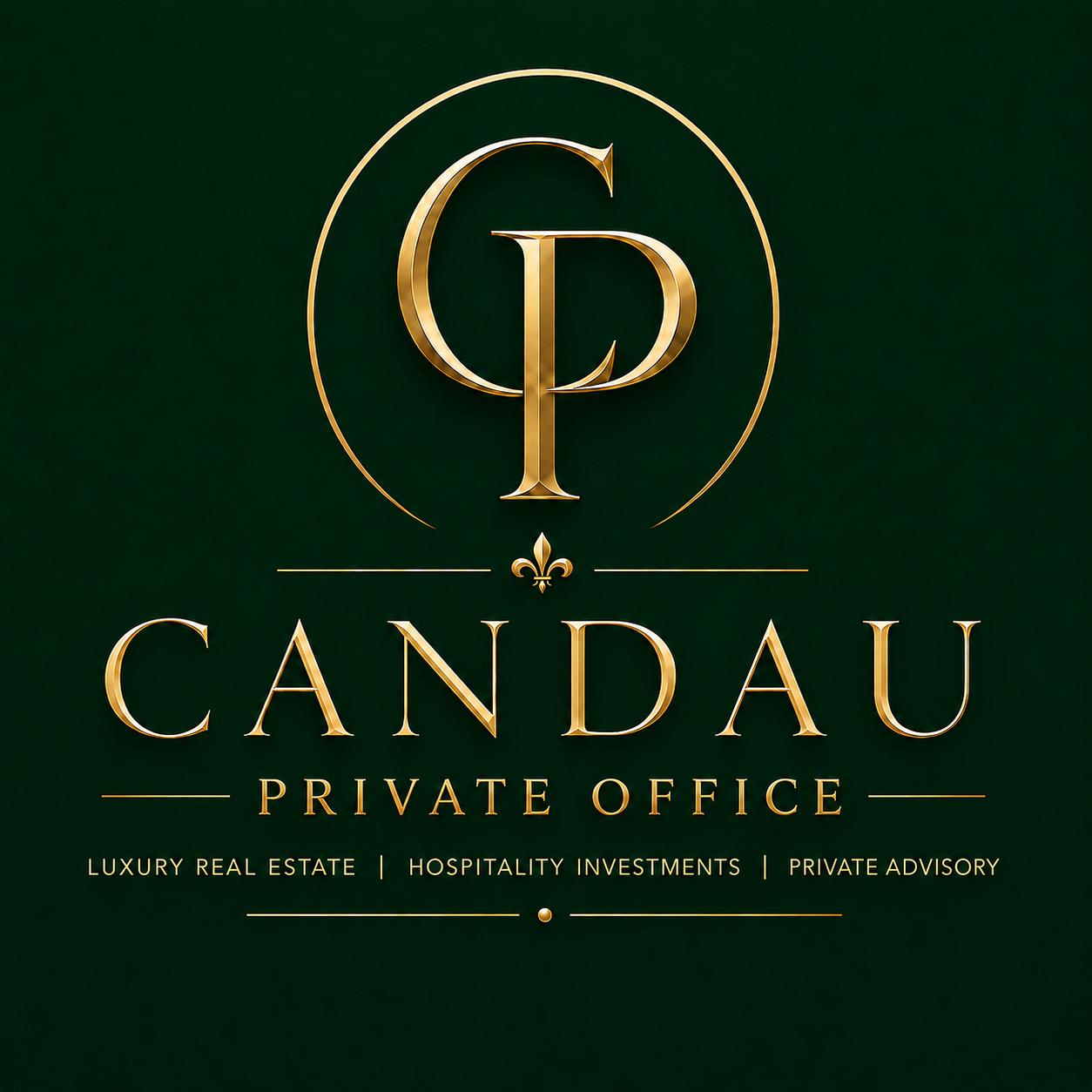 Candau Private Office logo, luxury real estate agency in Mauritius